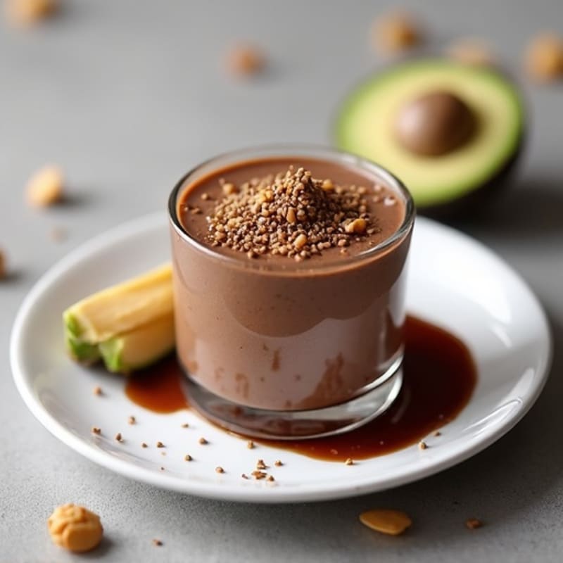 Chocolate Protein Mousse with Chia Seeds