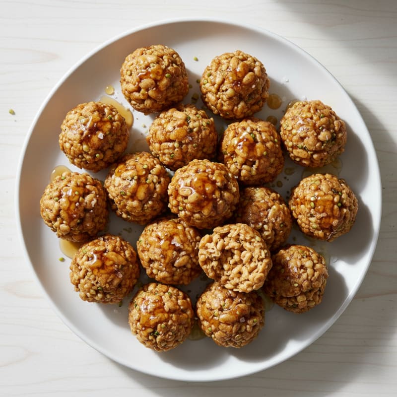 Sweet Crunchy Protein Bites