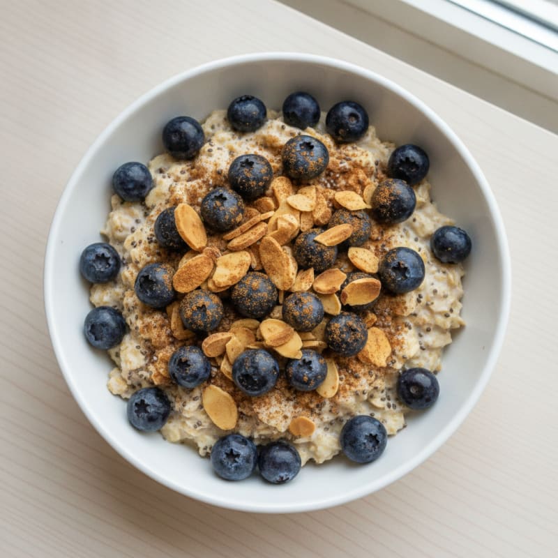 Berry-Almond Overnight Oats