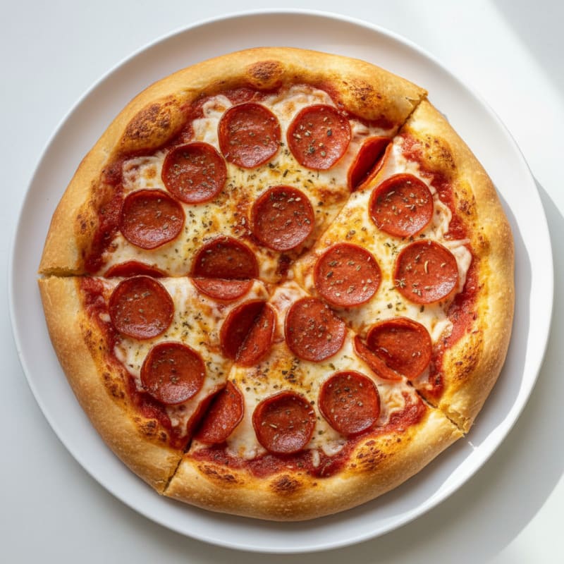 Stuffed Crust Pepperoni Pizza