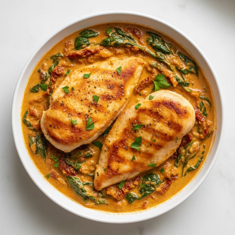 Creamy Tuscan Chicken Skillet