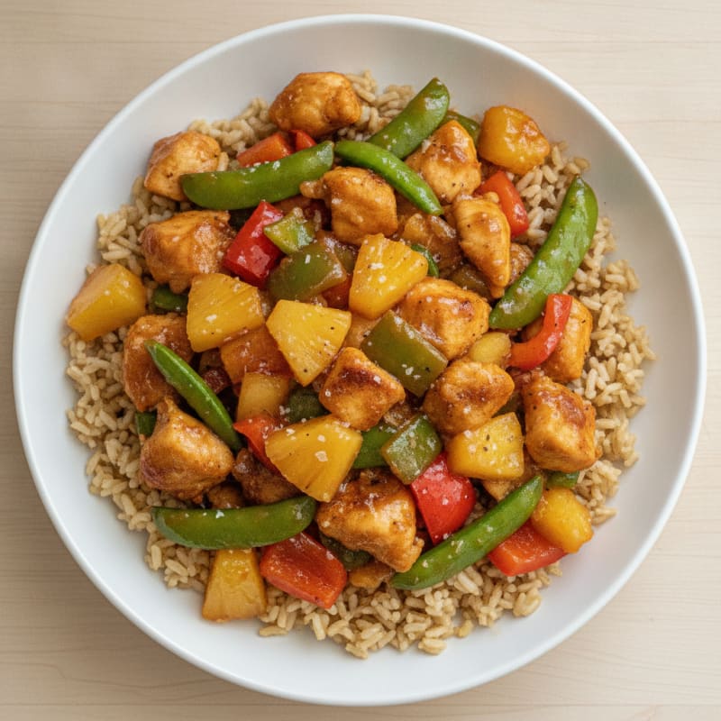 Sweet and Sour Chicken Stir-Fry