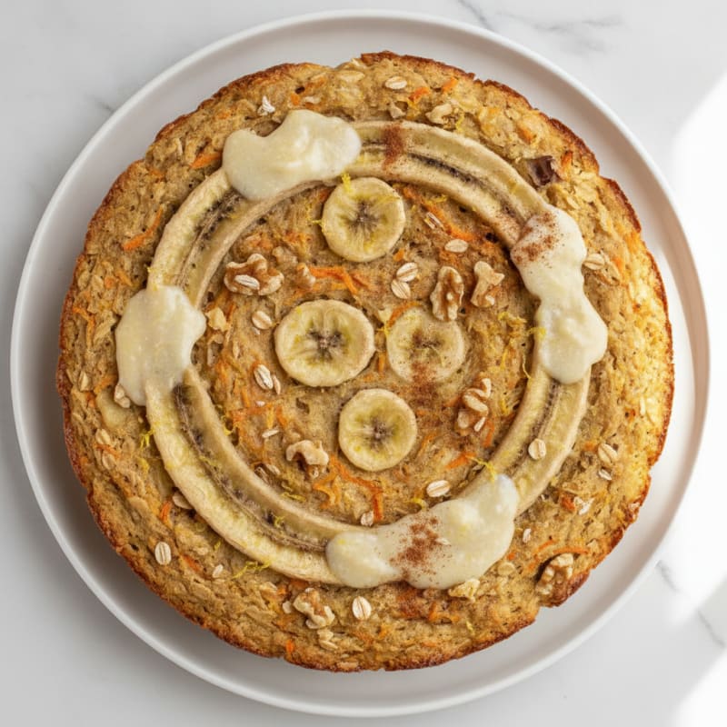 Banana Carrot Oat Bake