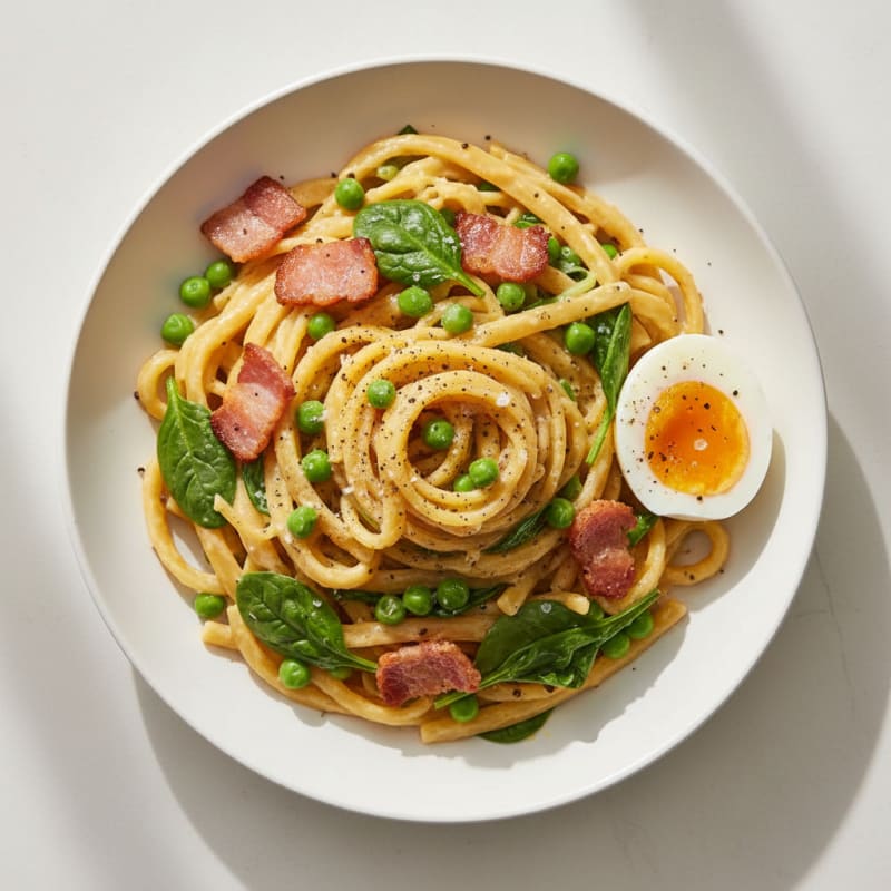 Classic Carbonara with Pancetta and Egg