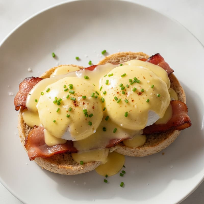 Classic Eggs Benedict with Hollandaise