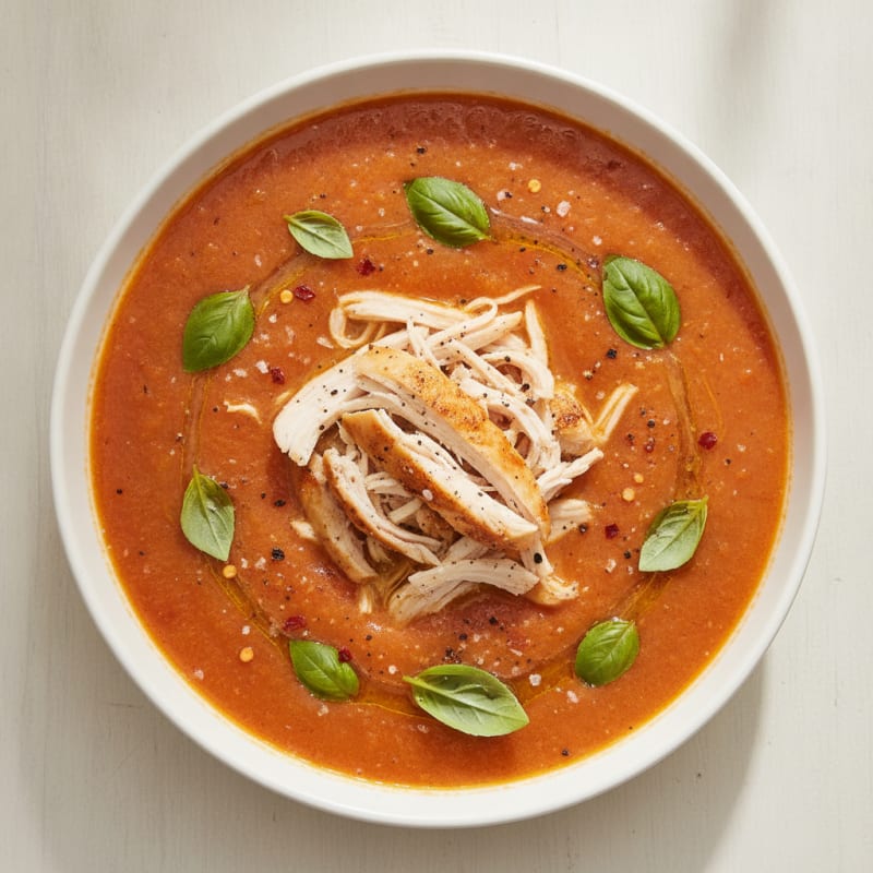 Roasted Tomato Basil Soup