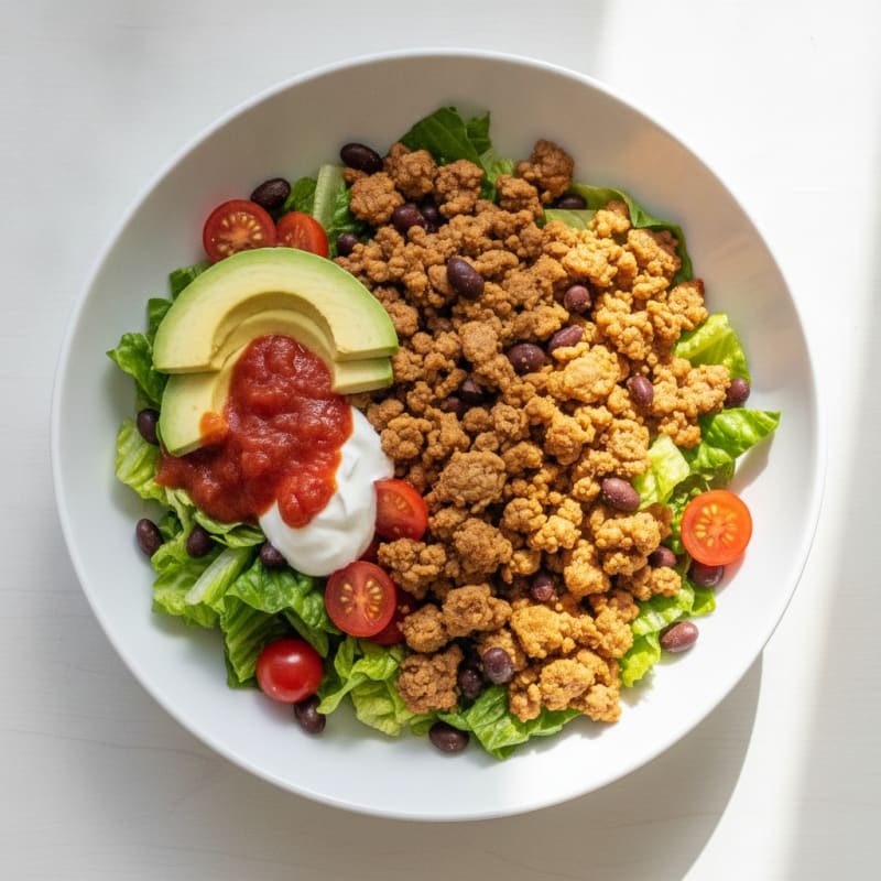 Ground Beef Taco Salad Bowl