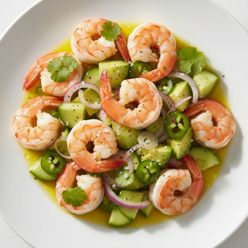 Shrimp and Avocado Ceviche with Citrus Marinade