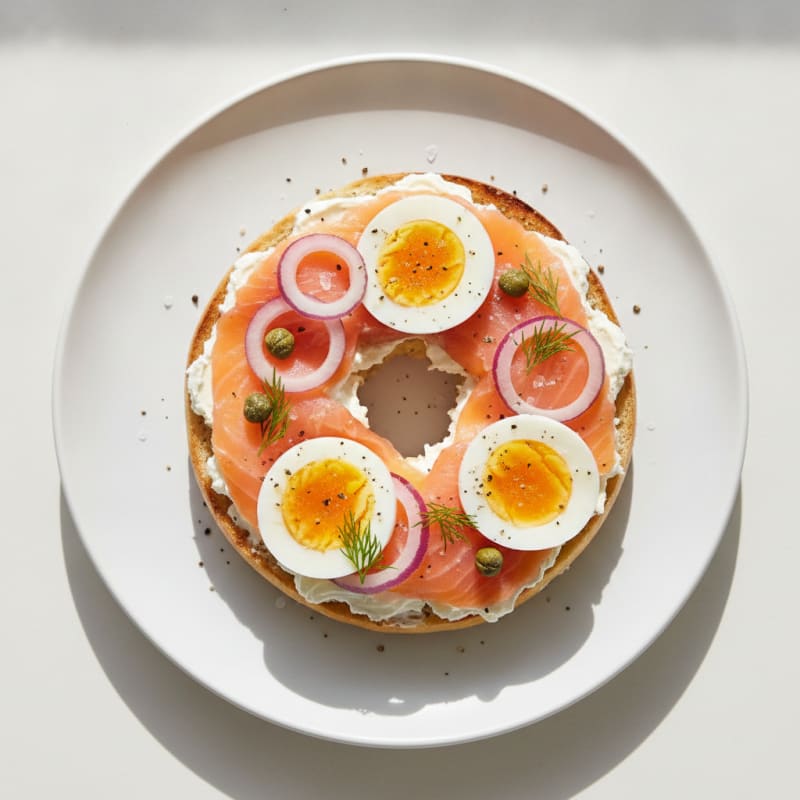 Protein-Packed Smoked Salmon Bagel