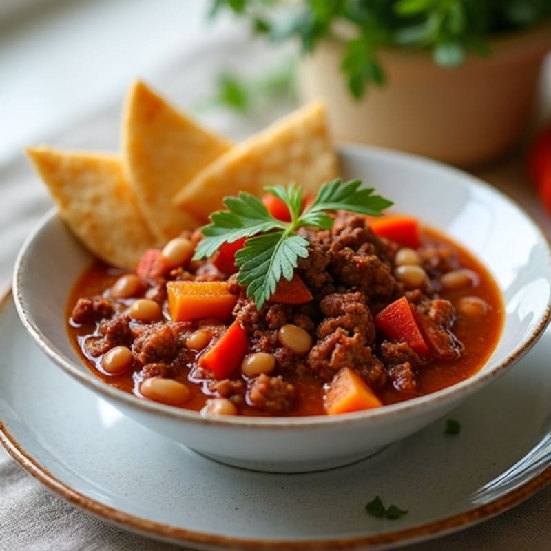 Hearty Slow Cooker Beef Chili