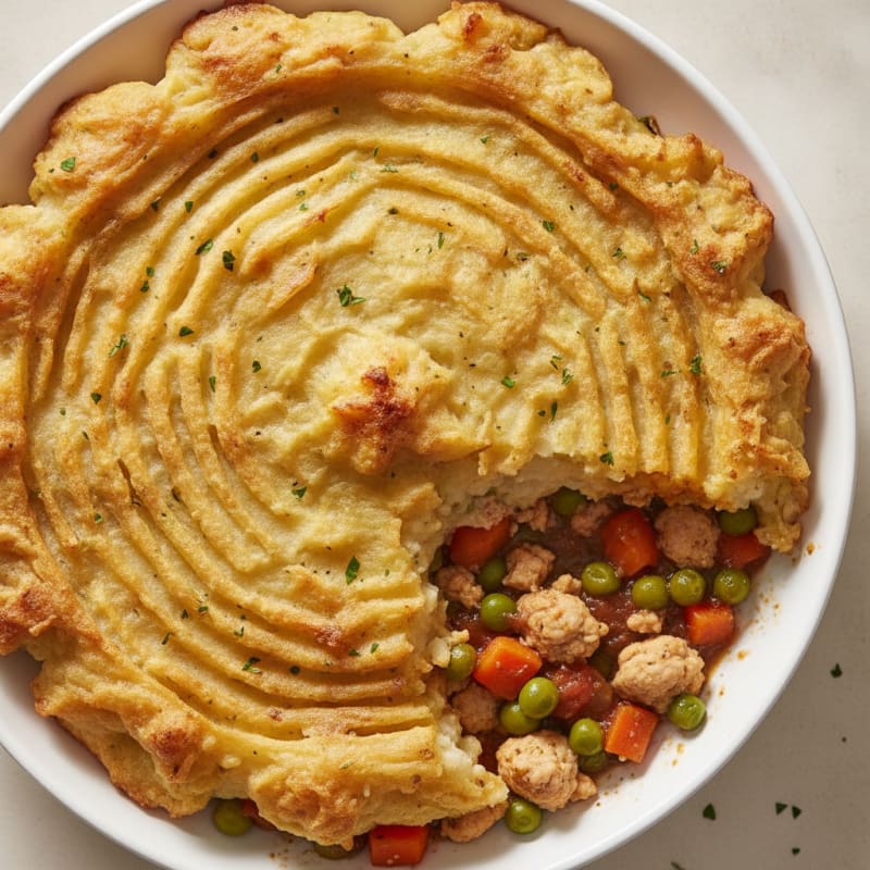 Chicken and Vegetable Shepherd's Pie