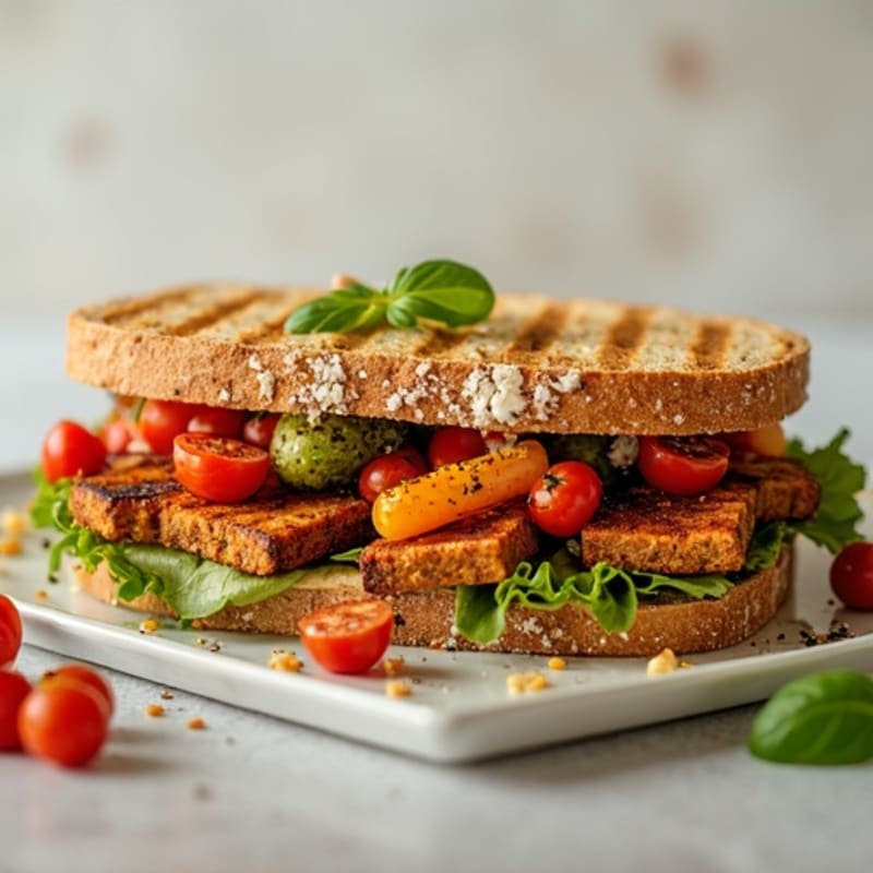 Crispy Roasted Veggie Panini