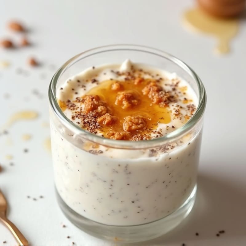 Greek Yogurt with Chia Seeds and Almond Butter