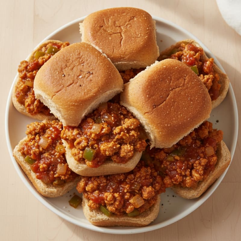 Sweet and Tangy Sloppy Joe Sliders