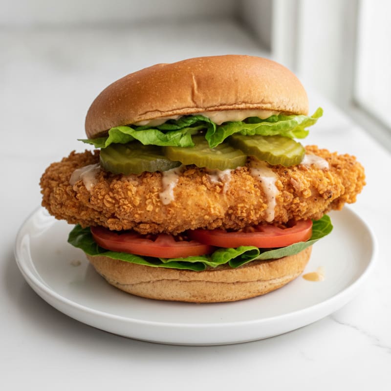 Crispy Buttermilk Fried Chicken Sandwich