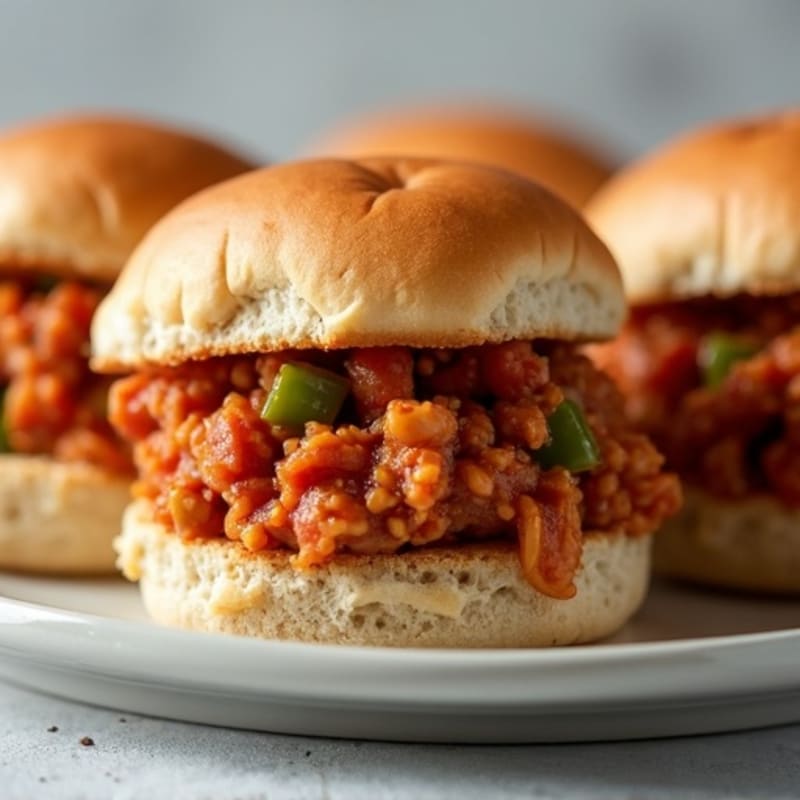 Hearty Lean Ground Turkey Sloppy Joe Sliders