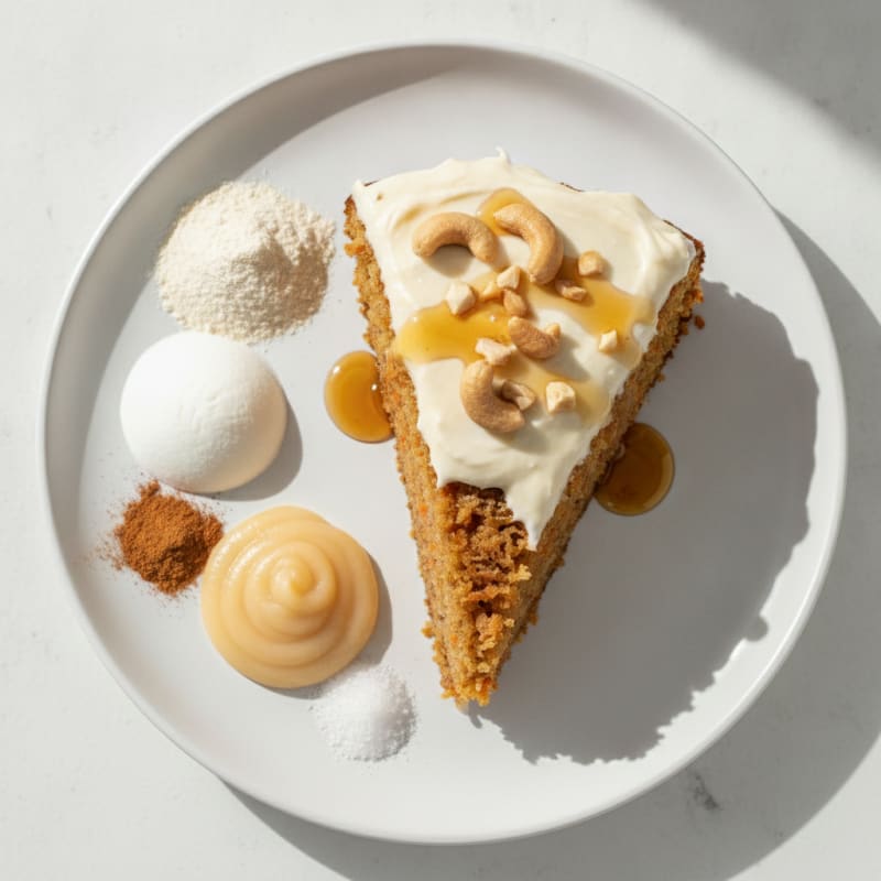Classic Carrot Cake with Cashew Cream Frosting