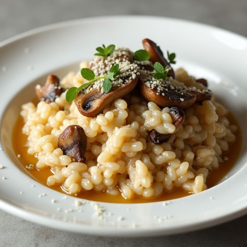 Savory Creamy Mushroom Risotto