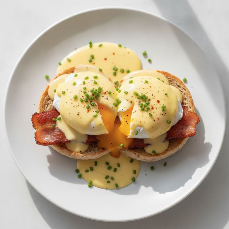 Classic Eggs Benedict with Hollandaise