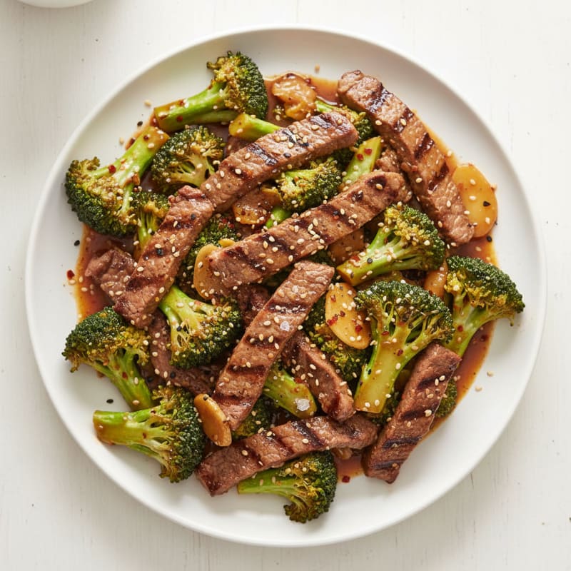 Sesame Beef and Broccoli Stir-Fry