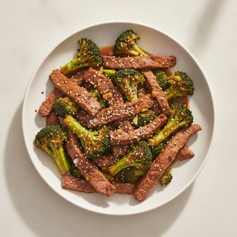 Sesame Beef and Broccoli Stir-Fry