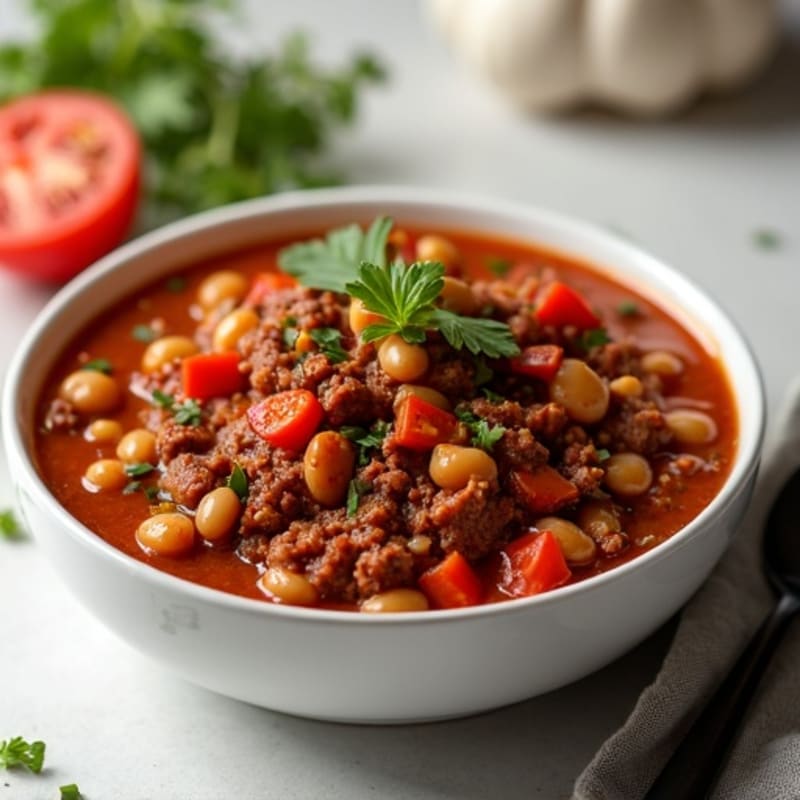 Hearty Lean Beef and Bean Chili