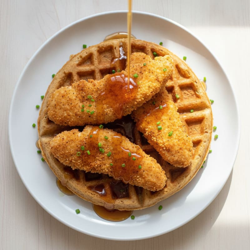 Golden Chicken & Waffles