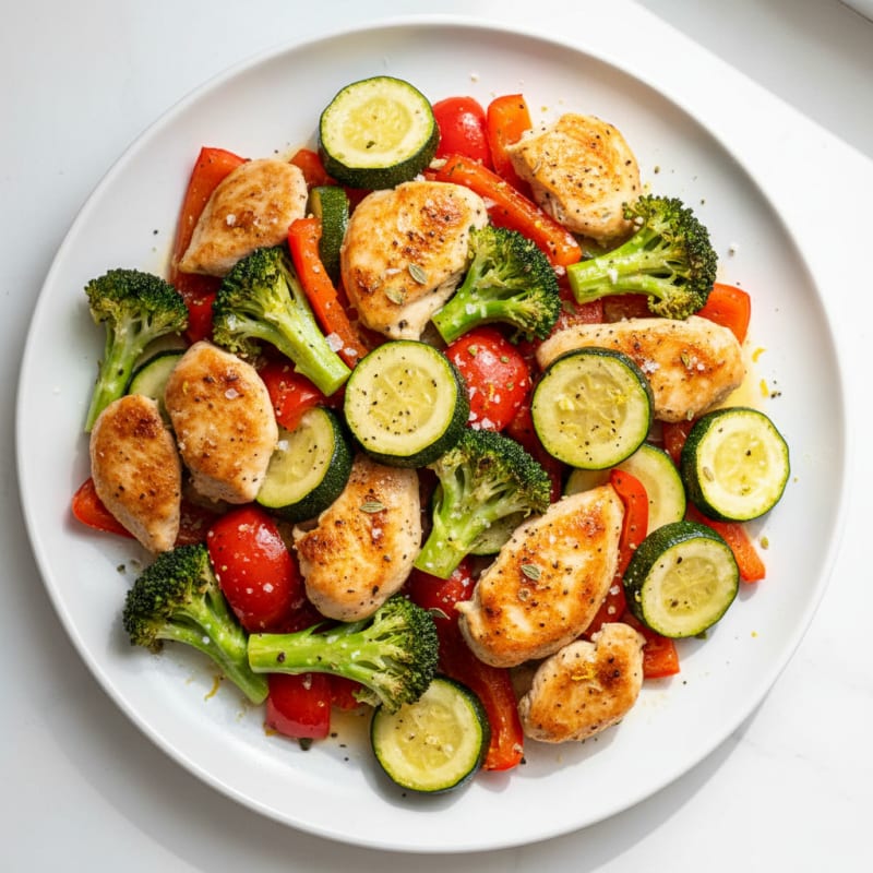 Zesty Lemon Herb Roasted Vegetables