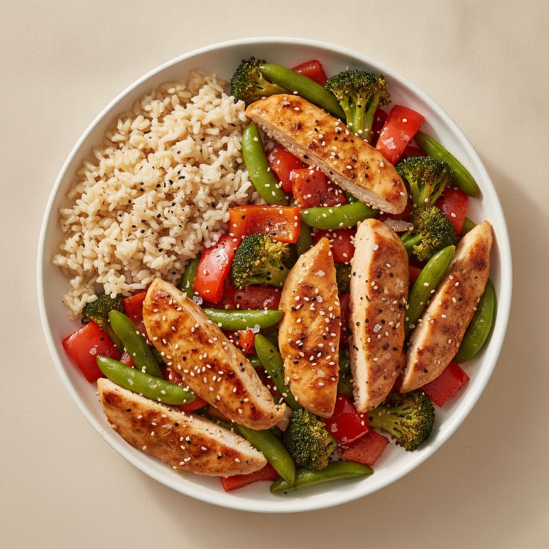 Clean Teriyaki Chicken with Roasted Vegetables