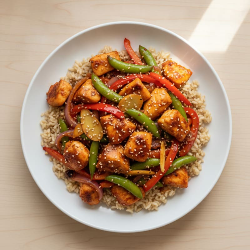 Spicy Gochujang Chicken Stir-Fry