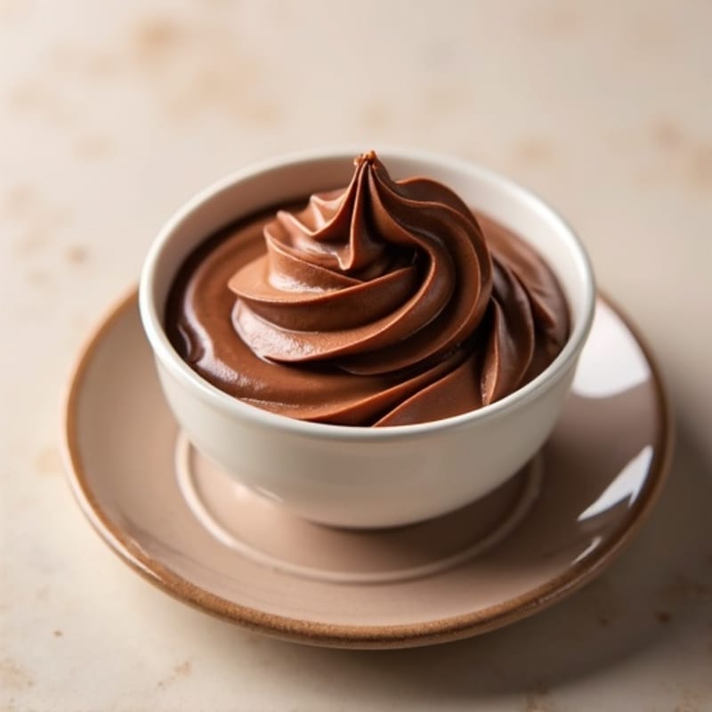 Silky Chocolate Protein Pudding with Almond Butter Swirl