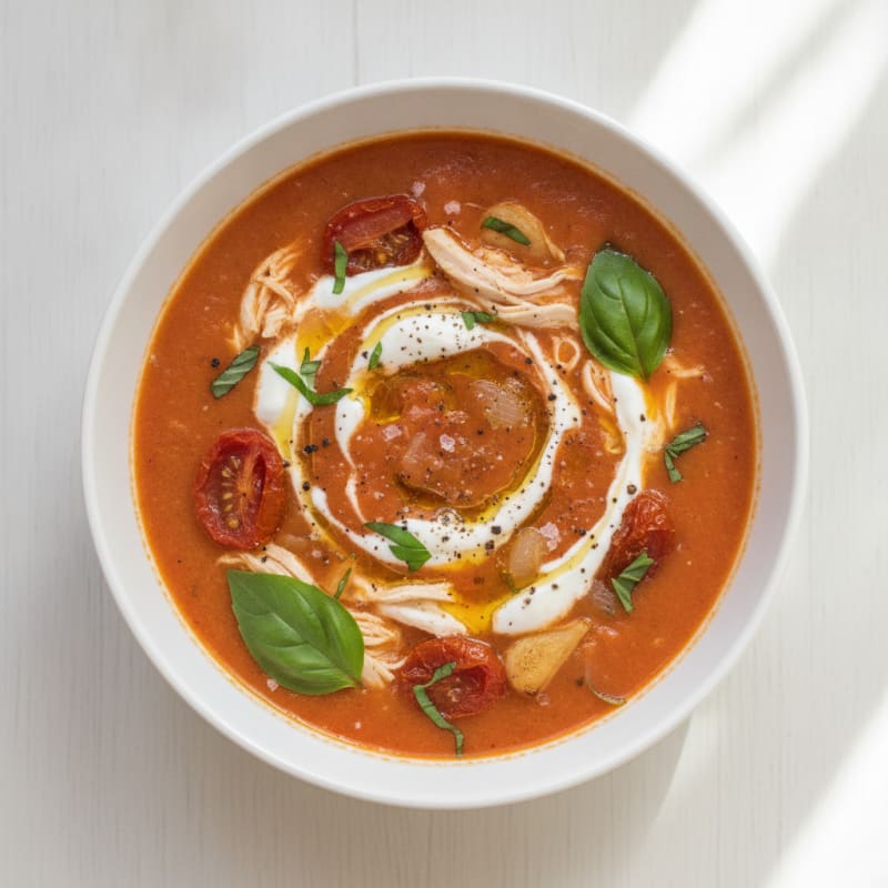 Roasted Tomato Basil Soup