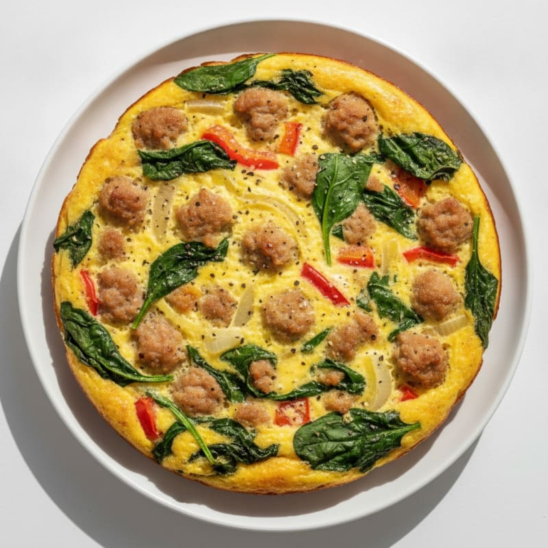 Savory Egg and Turkey Sausage Bake