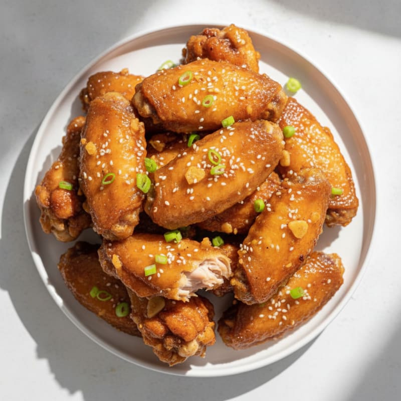 Honey-Garlic Glazed Chicken Wings