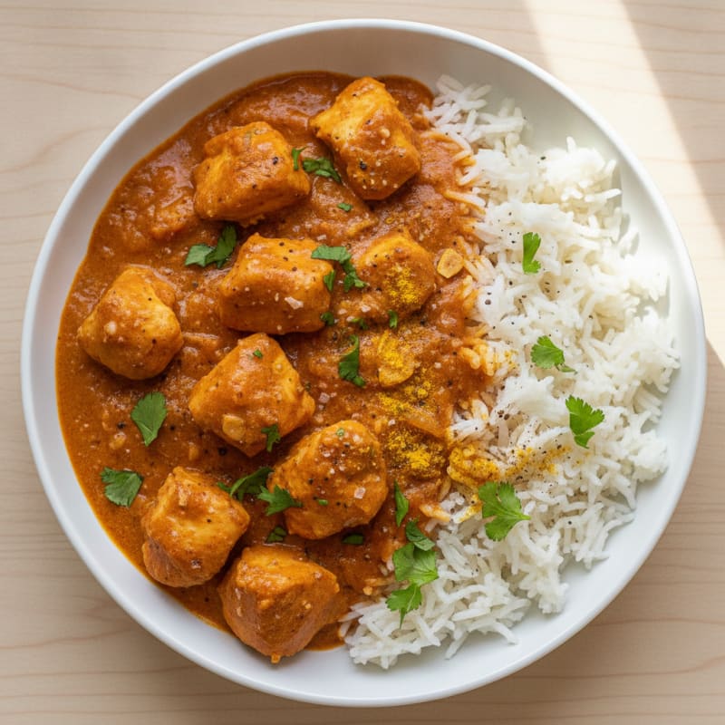 Spiced Butter Chicken with Basmati Rice