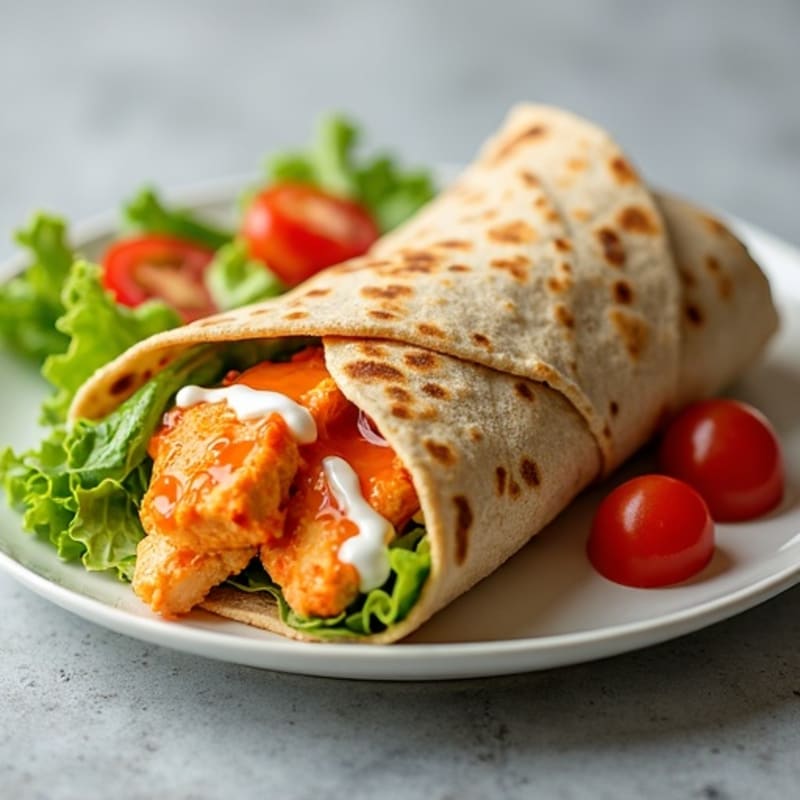 Creamy Buffalo Chicken Wrap