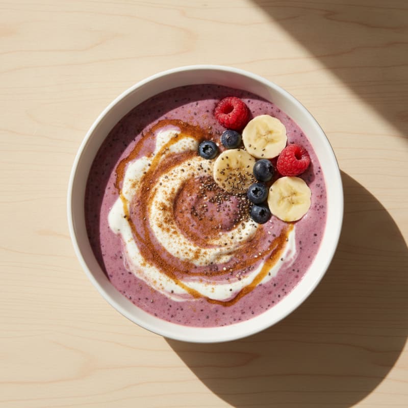 Berry Banana Protein Power Shake