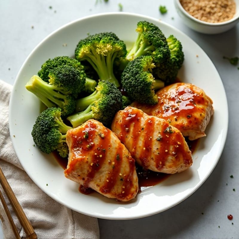 Sheet Pan Teriyaki Chicken with Roasted Broccoli