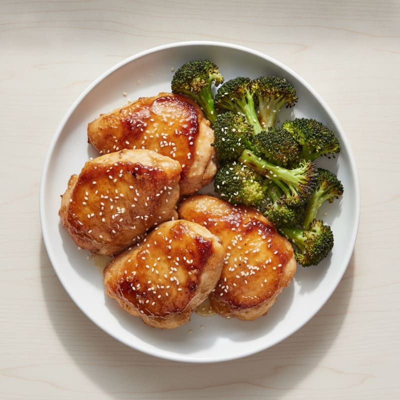 Air-Fried Honey-Garlic Chicken Thighs