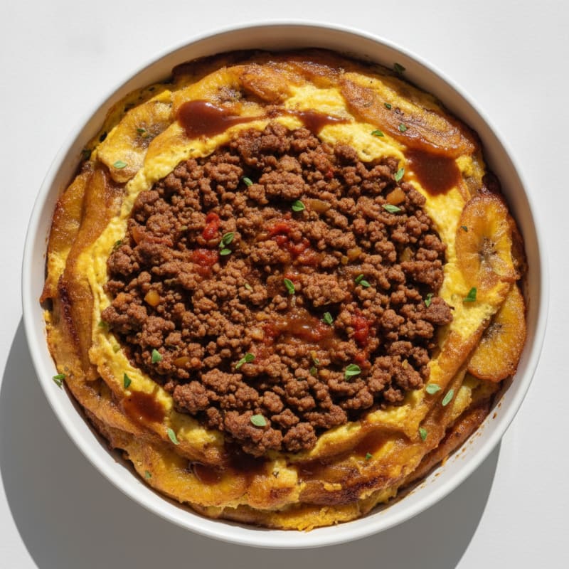 Sweet Plantain & Beef Casserole
