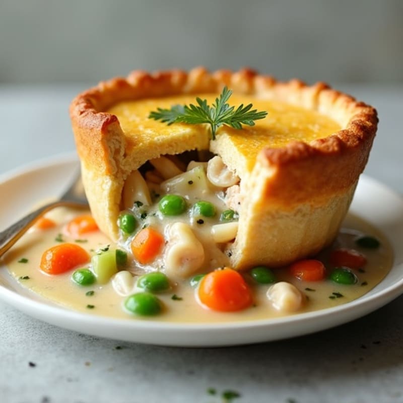 Creamy Herb-Roasted Turkey Pot Pie