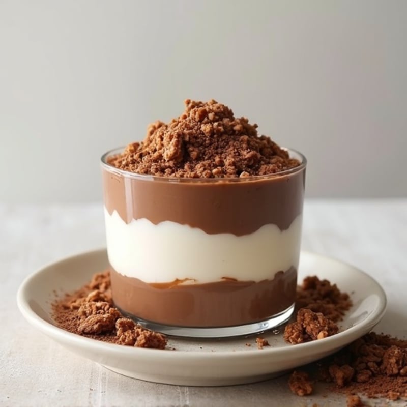 Creamy Coffee Chocolate Protein Parfait