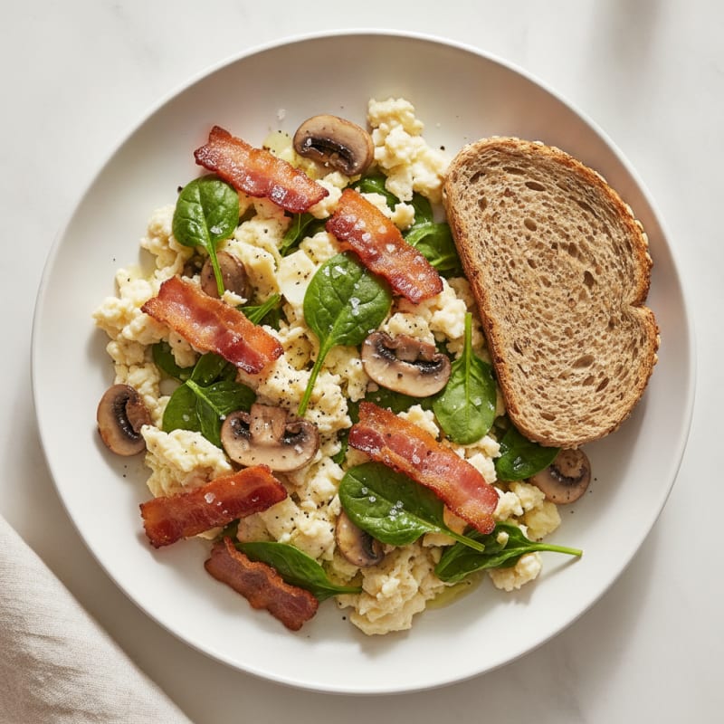Hickory Smoked Turkey Bacon & Egg White Scramble