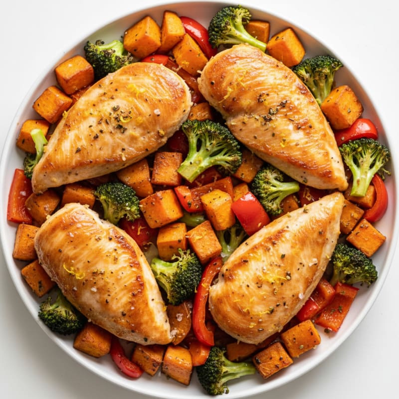 Crispy Sheet Pan Lemon Chicken