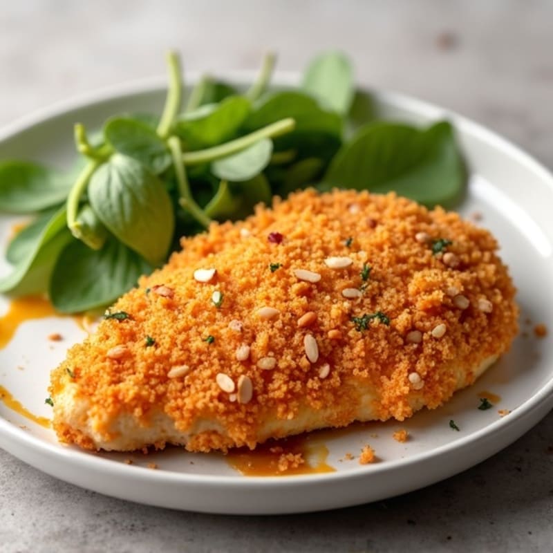 Oven-Baked Crispy Almond-Crusted Chicken