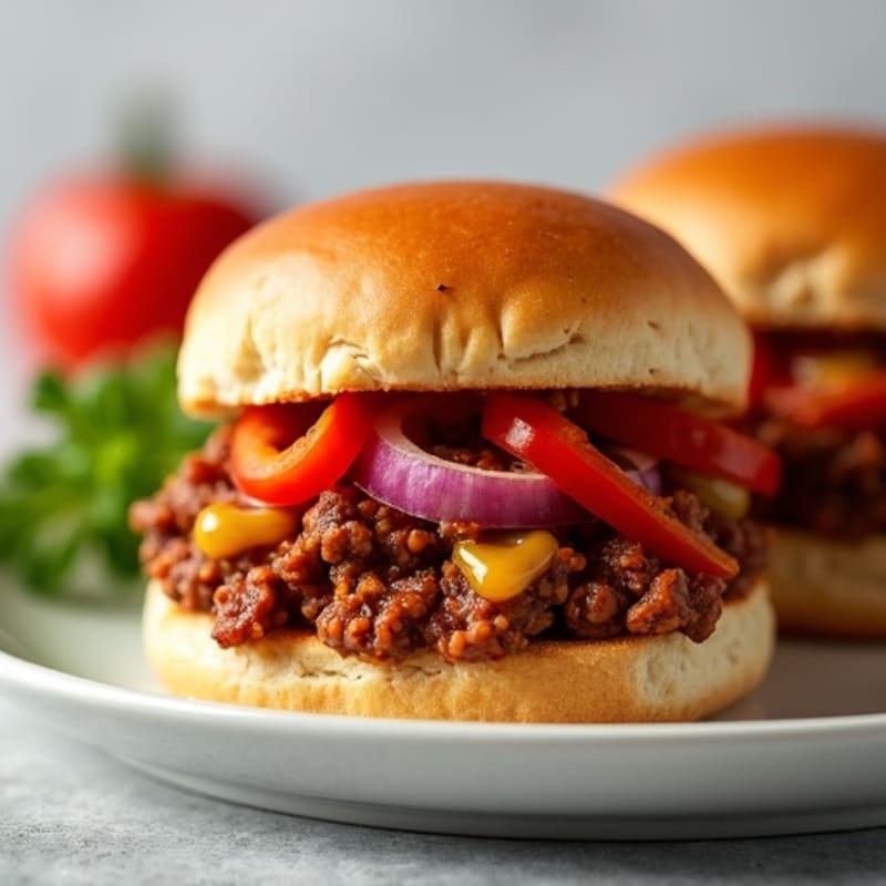 Healthy Lean Ground Beef Sloppy Joe Sliders
