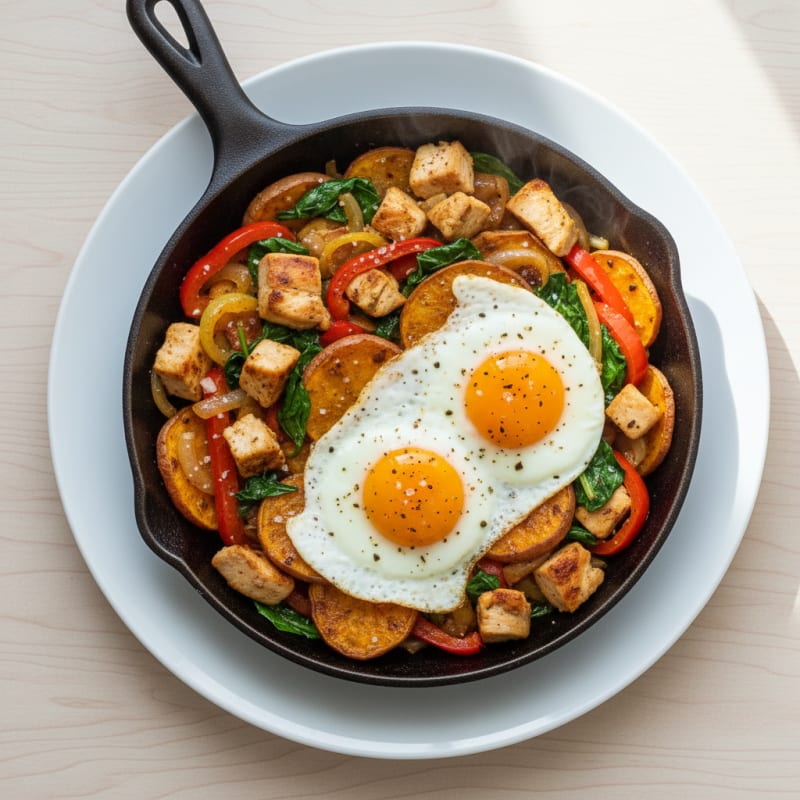 Hearty Grand Slam Breakfast Skillet