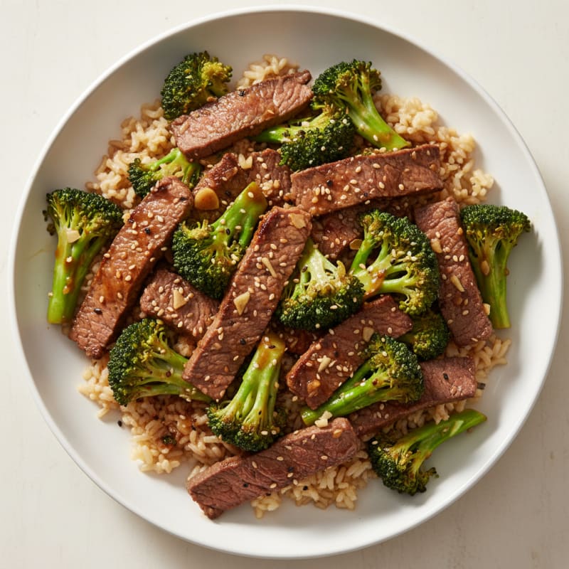 Sesame Beef and Broccoli Stir-Fry