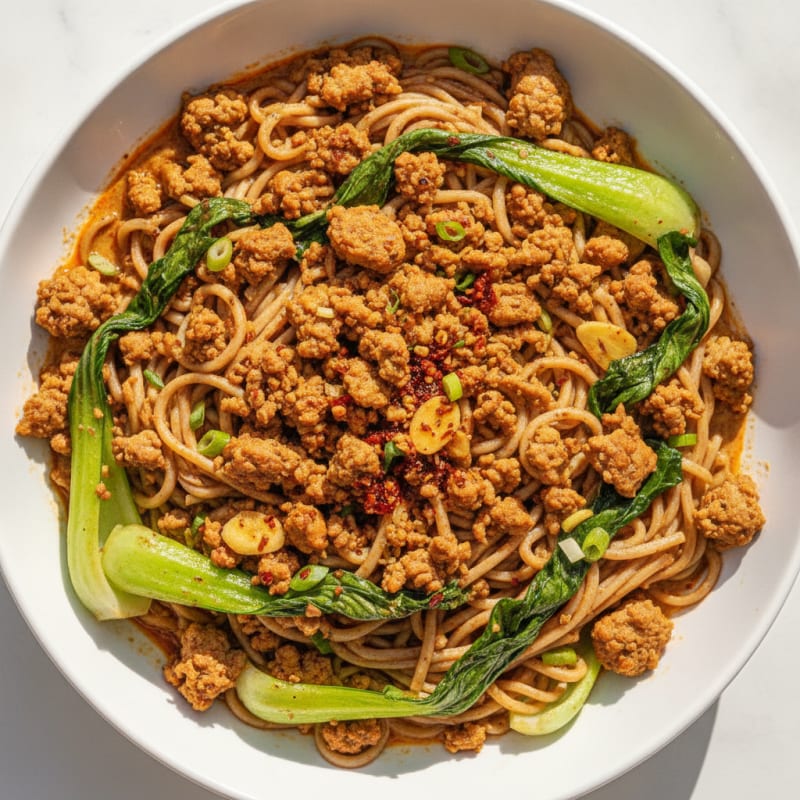 Sichuan Dan Dan Noodles with Chili Oil