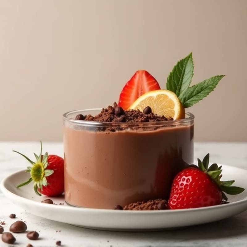 Creamy High-Protein Tofu Chocolate Pudding